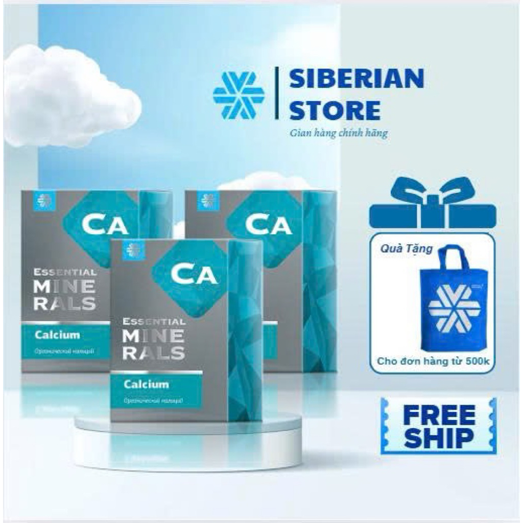 [Canxi Siberi] Canxi hữu cơ Essential Minerals Calcium - Siberian ...