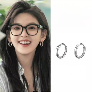 SNUOFO - Khuyên tai vòng cao cấp sang trọng dành cho tai xỏ lỗ khuyên tai vòng đơn giản cho nữ