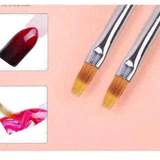 Cọ Xước & Cọ Ombre Vuốt Cao Cấp – Cọ Ombre Dẹt Cán Đá Sang Trọng, Cầm Chắc Tay, Tán Màu Đẹp Cho Thợ Nail