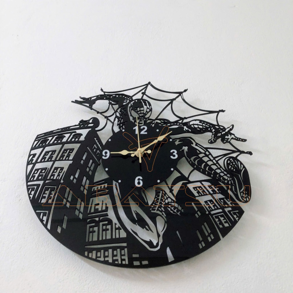 Đồng Hồ Treo Tường Spider-Man – Treo Lên Là Cả Phòng Chất Hẳn Ra