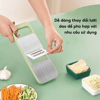 Bộ Nạo Rau Củ YATASMART 5 Chi Tiết INOX 304 Dụng Cụ Nhà Bếp Không Gỉ Đa Năng Tiện Dụng