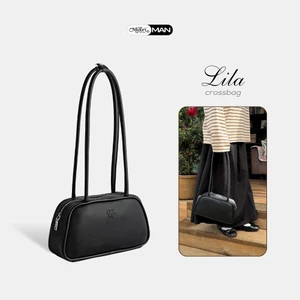 Túi xách nữ LILA Da PU Form Bowling Quai Dài Đeo Vai Basic Sang Chảnh Đi Làm Đi Chơi| MIDORI FOR MAN