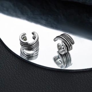SNUOFO - Khuyên tai thép titan kiểu dáng tối giản dạng kẹp cho nam kiểu dáng mới không cần khoan kẹp sụn tai