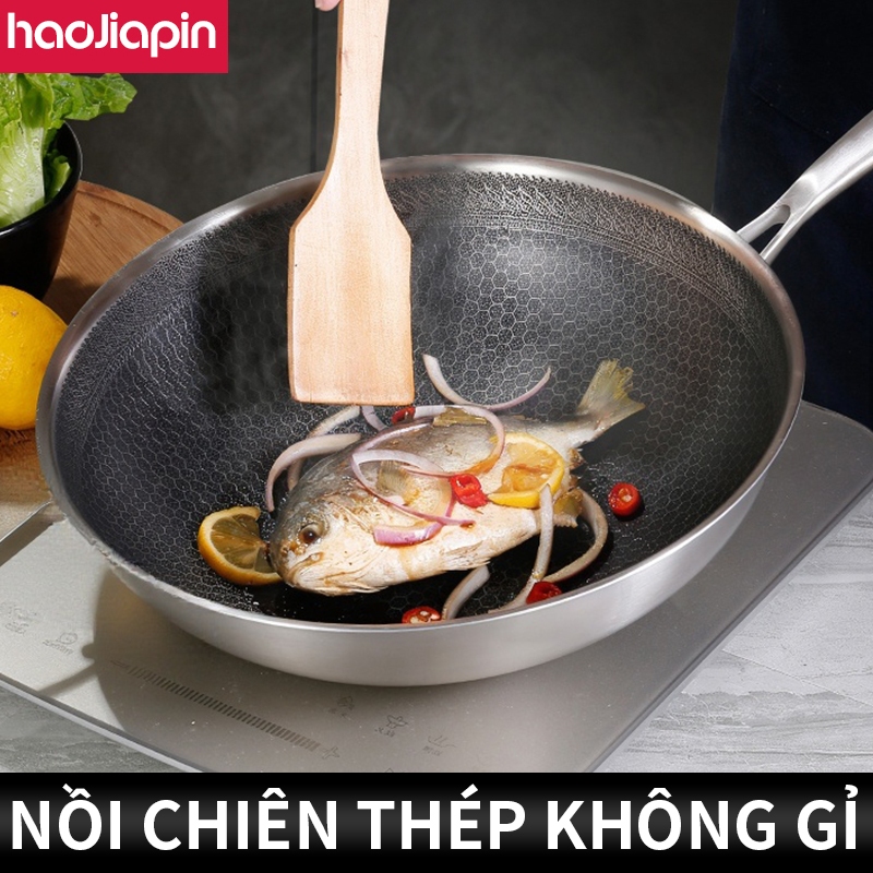 Chảo rán gia dụng chảo chống dính chảo chống thép không gỉ ...