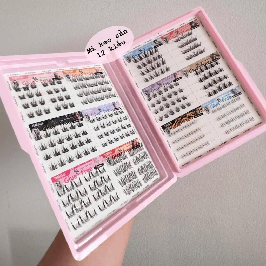 Lông mi tự dính có keo mix đủ kiểu tiện lợi đi tiệc makeup các kiểu [hoả tốc]