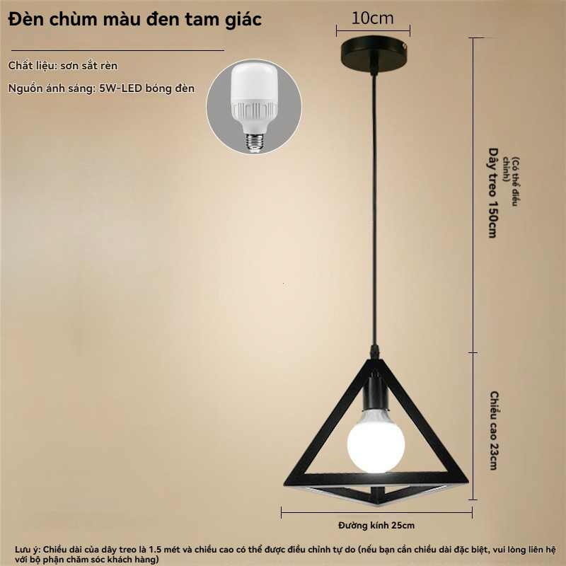 Bắc Âu sắt nghệ thuật cà phê mặt dây chuyền công nghiệp gió trà sữa cửa hàng bar lối đi nhà hàng ánh sáng