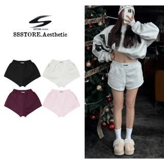 [SẢN PHẨM MỚI] Quần Short Nữ Nỉ Bông SSS.A Ống Rộng Freesize Thoải Mái Lưng Chun Bản To Nhiều Màu | SSSTore.Aesthetic