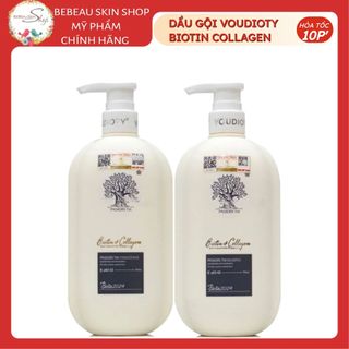 Dầu Gội Xả Voudioty Biotin Collagen 2024 Chống Rụng Tóc, Phục Hồi, Kiểm Soát Dầu - Bebeau