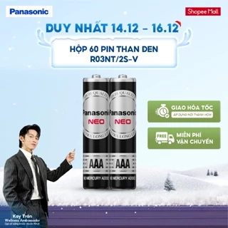 Hộp 60 viên Pin Than Panasonic AAA R03NT/2S-V (Đen) – Hàng Chính Hãng