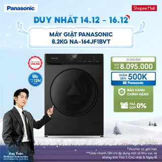 [LIVESTREAM] Máy Giặt Cửa Trước Panasonic Inverter 8.2KG NA-164JF1BVT - Bảo Hành 2 năm