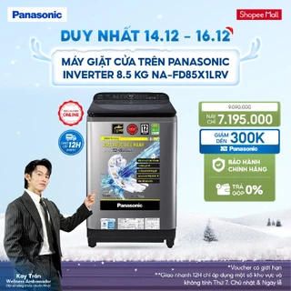 [LIVESTREAM] [Sẵn hàng miền Bắc] Máy Giặt Cửa Trên Panasonic Inverter 8.5 Kg NA-FD85X1LRV - Bảo Hành 2 năm