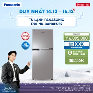 [LIVESTREAM] Tủ lạnh Panasonic Inverter 170 lít Tiết kiệm điện Ngăn đá trên NR-BA190PUS9