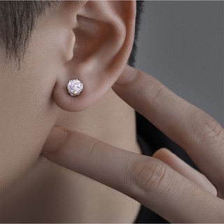 SNUOFO - Khuyên tai đính đá Zircon dành cho nam Khuyên tai cao cấp cho tai xỏ lỗ Khuyên tai nam thời thượng mới năm 2025