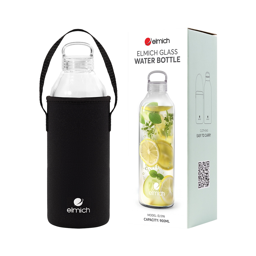 Bình thủy tinh cao cấp Elmich dung tích 500/900ml