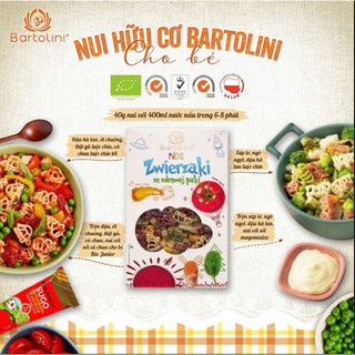 Mì Nui Rau Củ Hữu Cơ Cho Bé Bartolini 250g Hình Ngộ Nghĩnh, Dễ Ăn, Giàu Dinh Dưỡng – Natural Market
