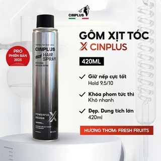 Gôm xịt tóc SICILY CINPLUS Hair Spray giữ nếp tạo kiểu nam nữ
