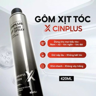 Gôm xịt tóc SICILY CINPLUS Hair Spray giữ nếp tạo kiểu nam nữ