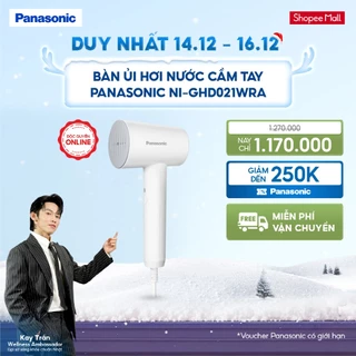 [LIVESTREAM] Bàn ủi hơi nước cầm tay Panasonic NI-GHD021WRA 1300W - Hàng chính hãng