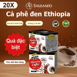 Cà Phê Đen Cao Cấp Ethiopia - Chuyên hỗ trợ đốt mỡ & duy trì vóc dáng - Hộp 10 gói