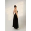 Đầm Dài Cổ Yếm SYLVETTE DRESS Chất Chéo Ý Phối Ren Cao Cấp – Váy Dạ Hội Nữ Màu Đen Sang Trọng Quyến Rũ