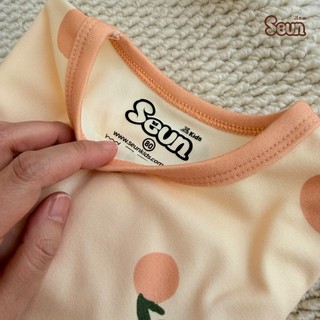 | SEUNKIDS | Bộ dài tay giữ nhiệt borip bông cho bé trai bé gái bộ đồ cho bé