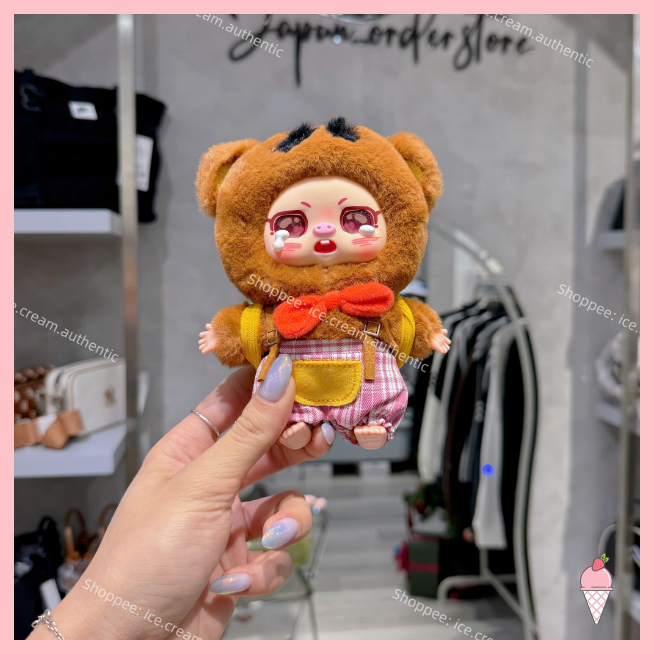 [Hỏa tốc HCM] Fullset Blind box móc khóa gấu bông Piggy girl - Cute Pet Academy Plush chính hãng