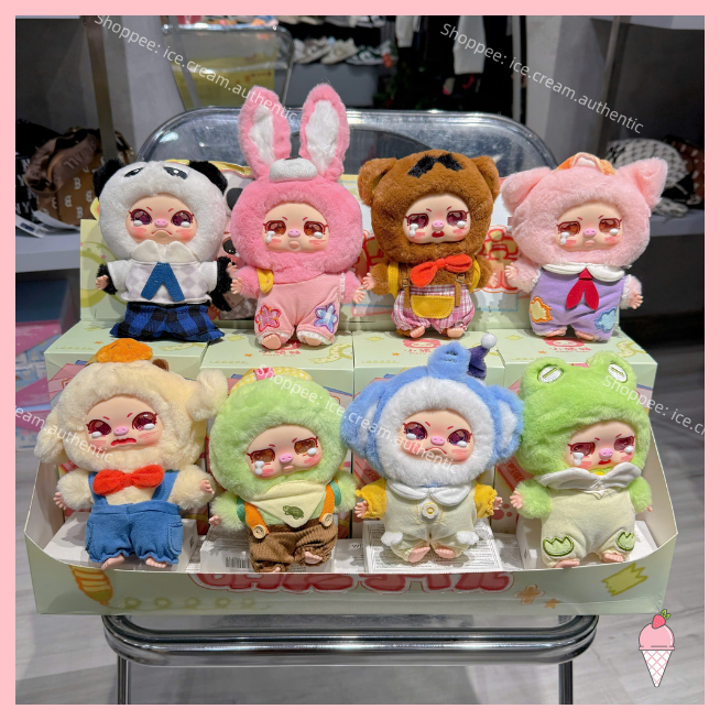 [Hỏa tốc HCM] Fullset Blind box móc khóa gấu bông Piggy girl - Cute Pet Academy Plush chính hãng