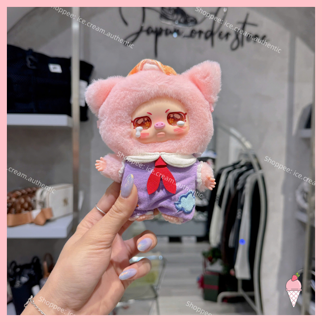 [Hỏa tốc HCM] Fullset Blind box móc khóa gấu bông Piggy girl - Cute Pet Academy Plush chính hãng