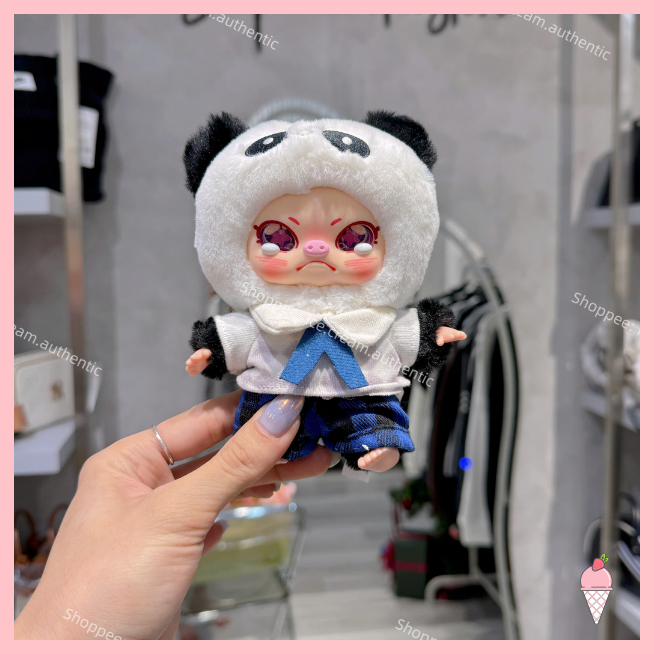 [Hỏa tốc HCM] Fullset Blind box móc khóa gấu bông Piggy girl - Cute Pet Academy Plush chính hãng
