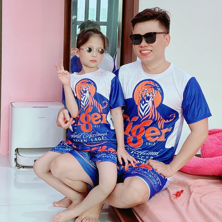 Bộ quần áo thể thao in bia tiger, sài gòn, larue, kẹn xanh, huda, sting, kẹn bạc, bộ con công chất thun lạnh BC