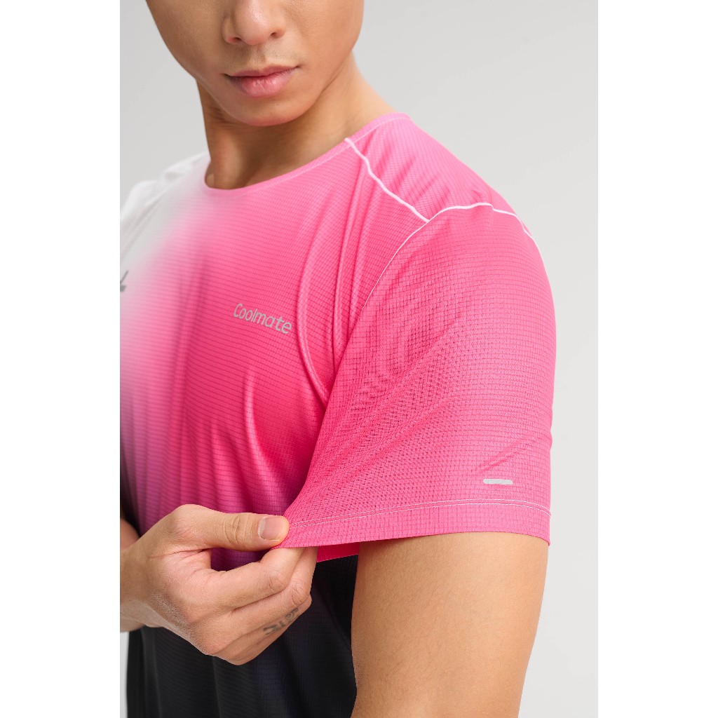 [MUA 3 GIẢM 30%]Áo Thun TShirt thể thao nam chạy bộ Running Graphic Ventra Gradient siêu nhẹ, nhanh khô Coolmate