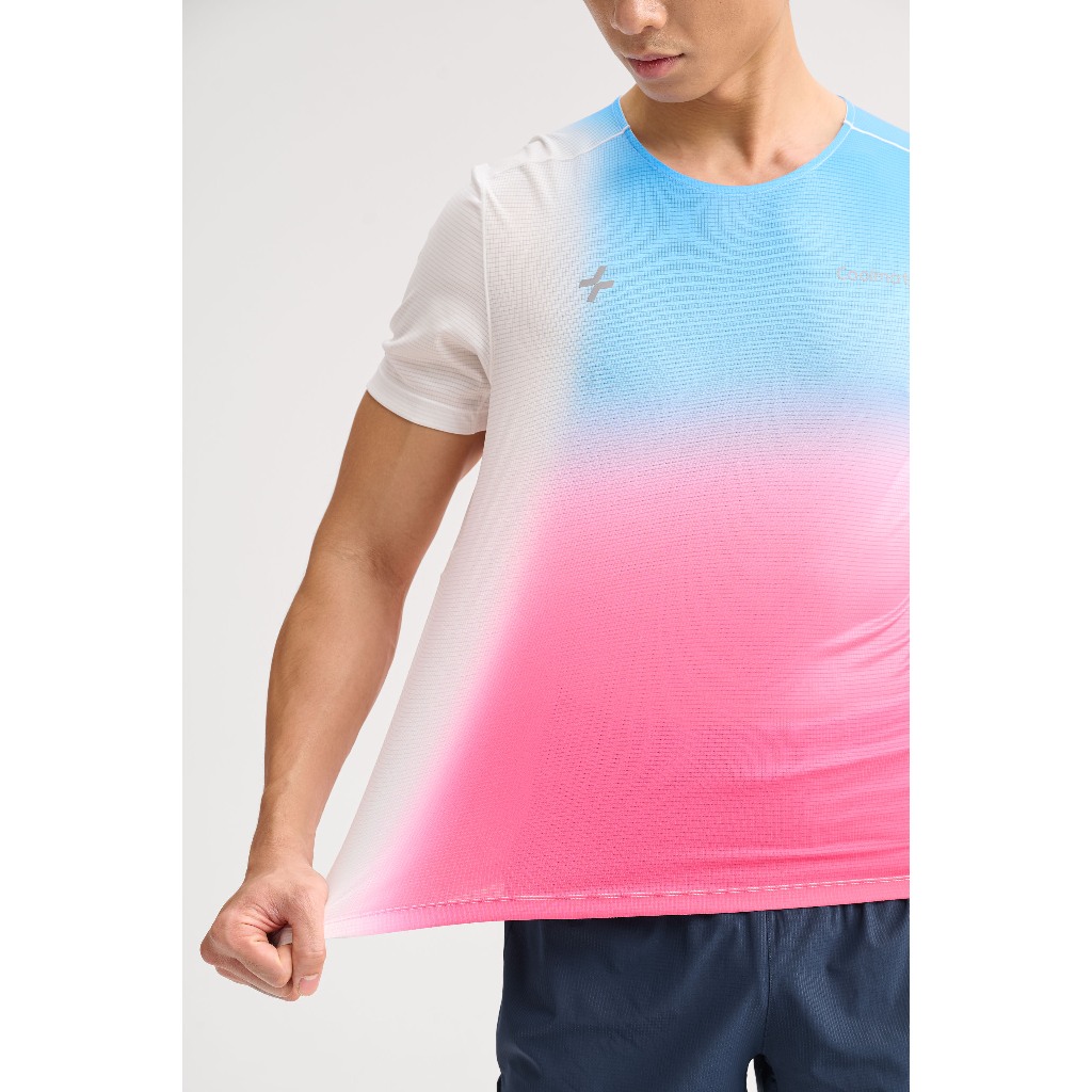 [MUA 3 GIẢM 30%]Áo Thun thể thao nam chạy bộ Running Graphic Aero Gradient siêu nhẹ, nhanh khô, thoáng mát Coolmate