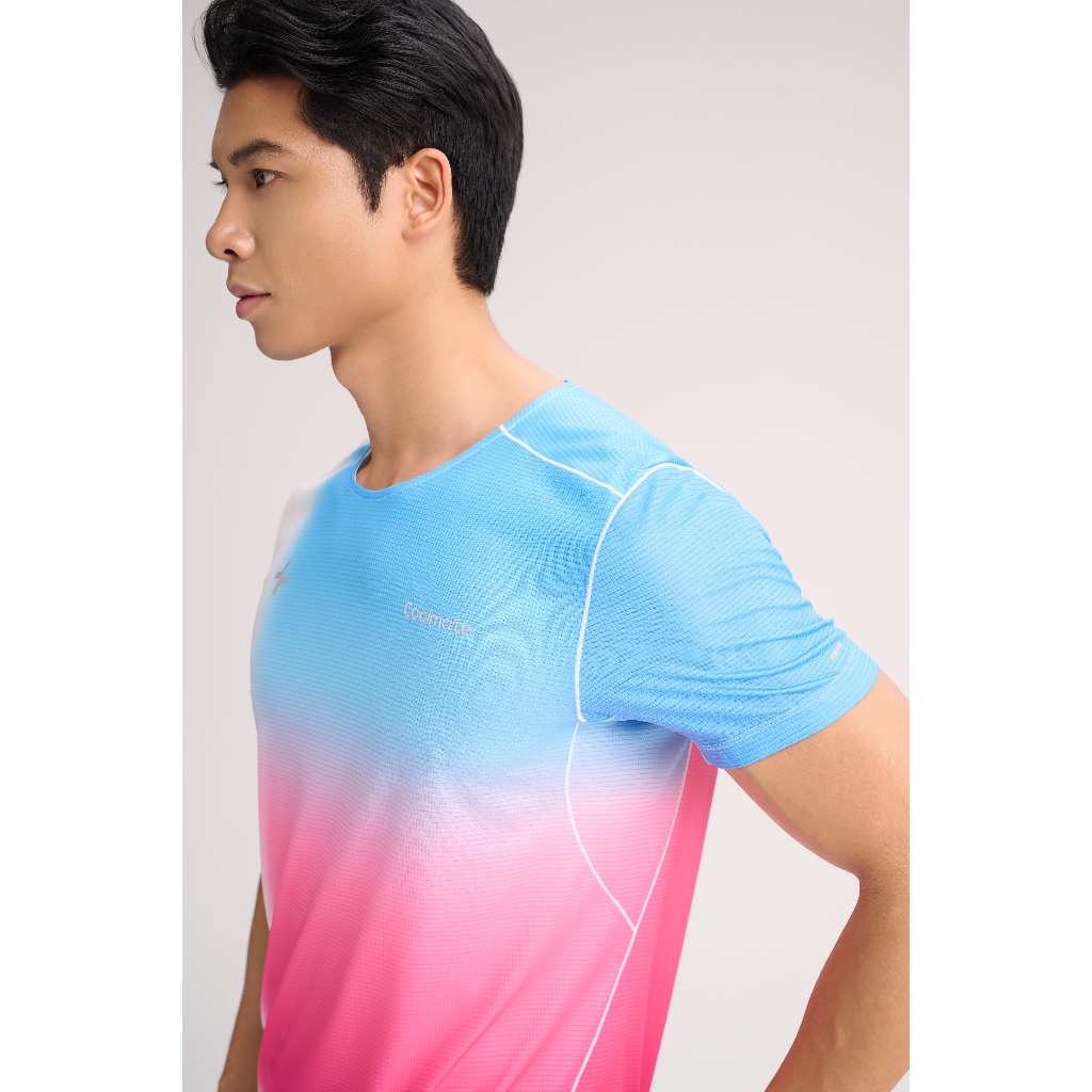 [MUA 3 GIẢM 30%]Áo Thun thể thao nam chạy bộ Running Graphic Aero Gradient siêu nhẹ, nhanh khô, thoáng mát Coolmate