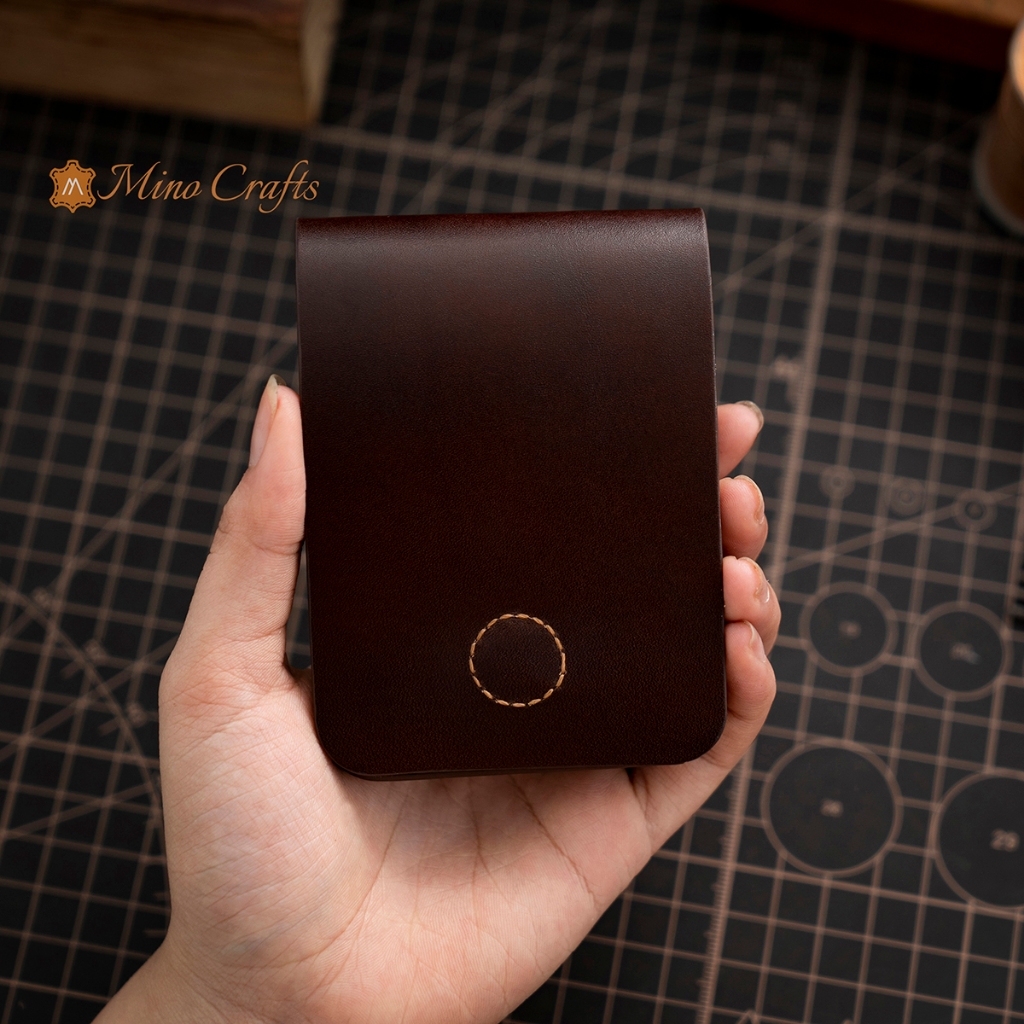 Mino Crafts - Ví da bò thủ công mini - Da bò nhập khẩu - Đồ da Handmade - Nhiều màu sắc