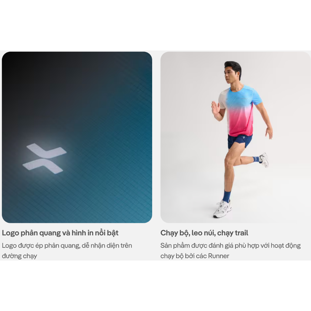[MUA 3 GIẢM 30%]Áo Thun thể thao nam chạy bộ Running Graphic Aero Gradient siêu nhẹ, nhanh khô, thoáng mát Coolmate