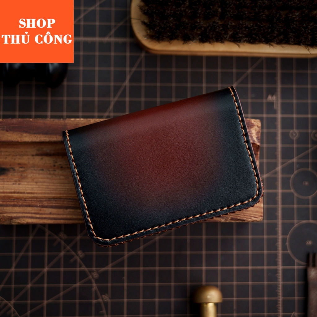 Mino Crafts - Ví đựng thẻ - Da bò nhập khẩu - Đồ da Handmade