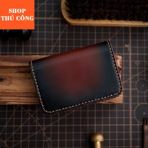 Mino Crafts - Ví đựng thẻ - Da bò nhập khẩu - Đồ da Handmade