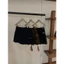 𝐖𝐆𝐖𝐄|Chân Váy A Dáng Ngắn Xếp Ly – Vải Nhung Tăm, Form Đứng Dáng, Sang Trọng – W8399#