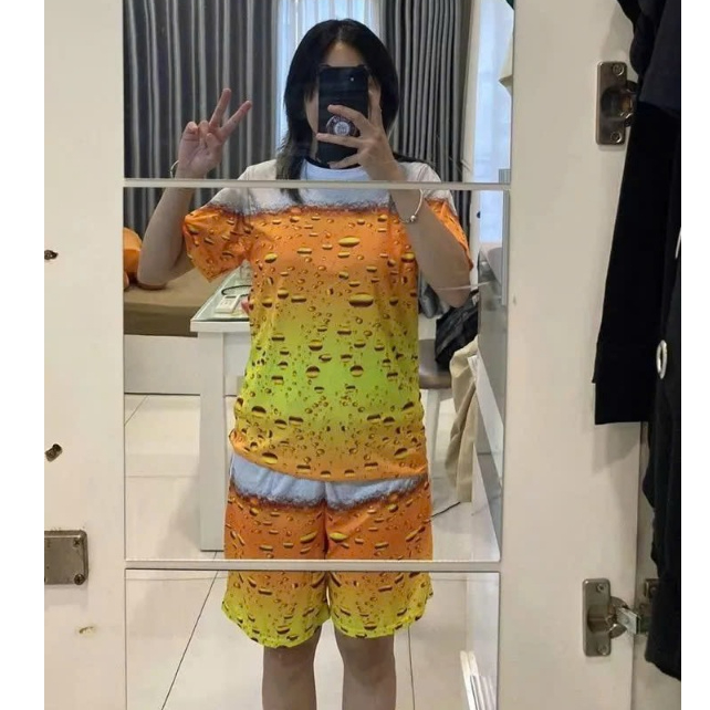 đồ bộ bia tiger, kẹn bạc, sài gòn, huda, larue, sting ,phông bạt, con công đỏ mặc nhóm gia đình đủ size 10-100kg BC