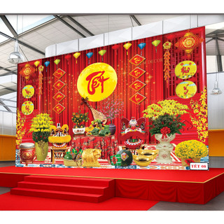 200 Mẫu Tranh Vải Phông Nền Truyền Thống Treo Tết, Bacdrop Decor Trang Trí Trường Học, Chung Cư, Quán Nước TET - BEEKIDS
