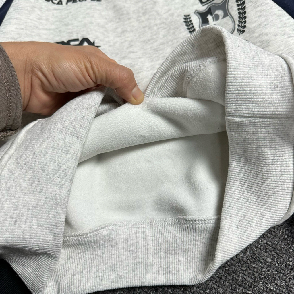 Áo nỉ thu đông LÓT LÔNG Áo sweater trẻ em 20-50kg áo dầy ấm cho bé