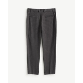 Quần Tây Dài Nam Sọc Form Slim Cropped - Routine 10F25PFO013