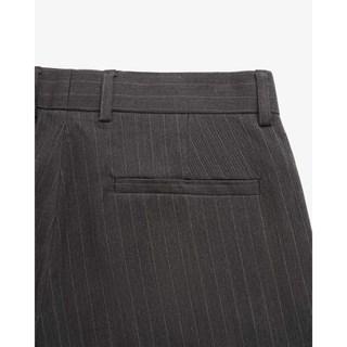 Quần Tây Dài Nam Sọc Form Slim Cropped - Routine 10F25PFO013