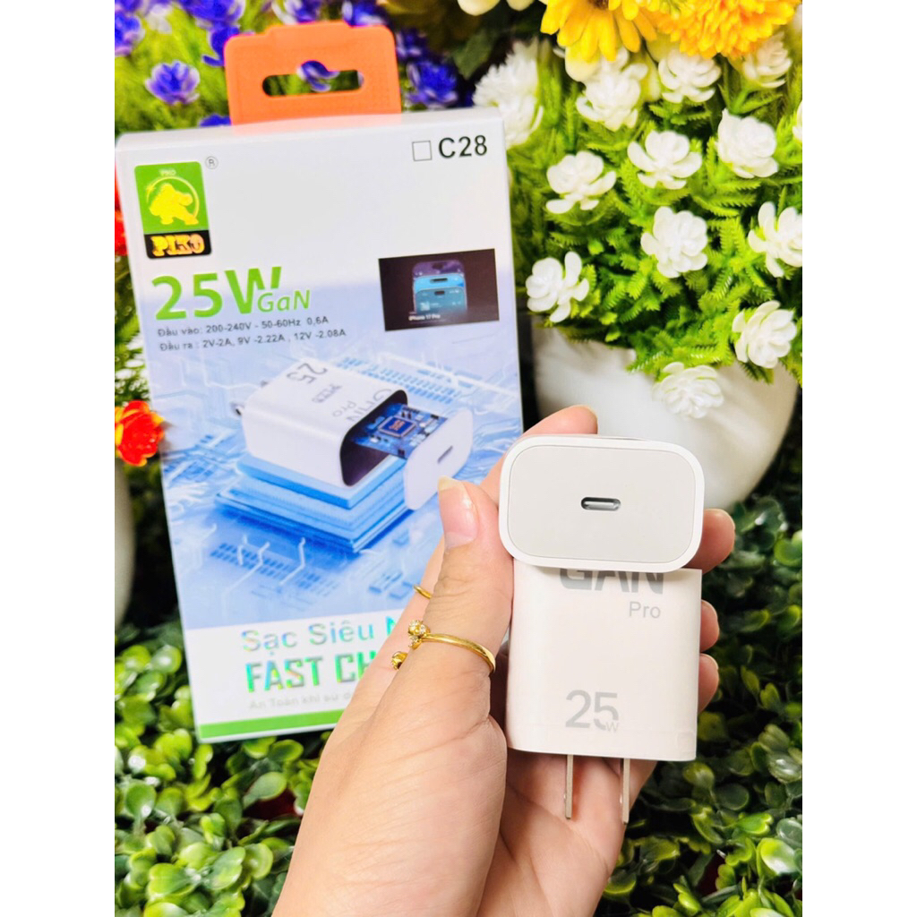 Bộ sạc nhanh piko công suất 25w. Bảo hành 24 Tháng, Sạc cho iphone và Anhdroi