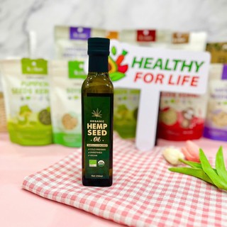 Dầu hạt gai dầu hữu cơ BioBees/ Crudolio Organic Hemp Seeds Oil