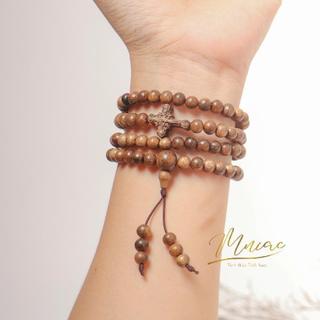 Vòng Trầm 108 Thánh Gia - Trầm Vườn Quảng Nam - Mùi Thơm Ngọt Dịu