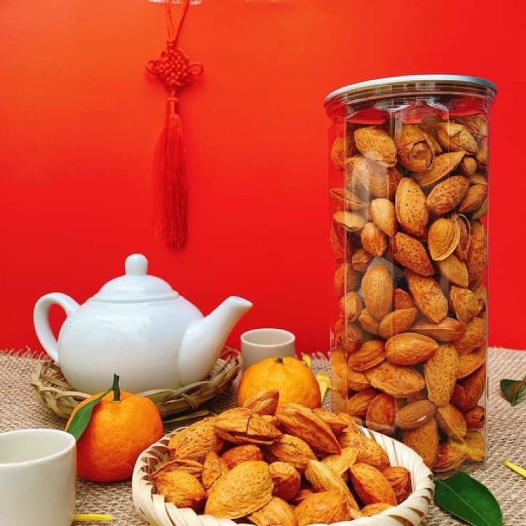 HẠNH NHÂN MỸ NGUYÊN VỎ RANG BƠ - (Hộp 400g)