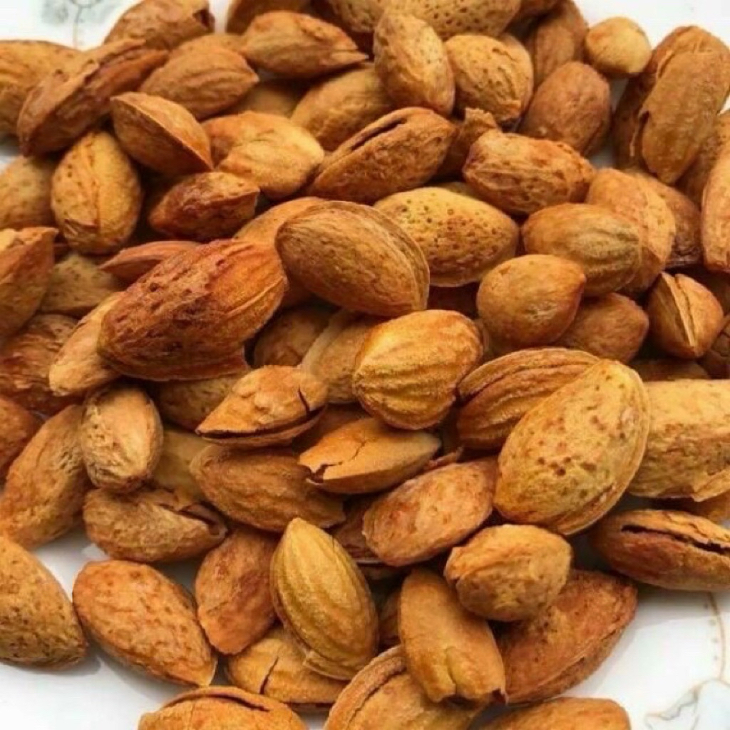 HẠNH NHÂN MỸ NGUYÊN VỎ RANG BƠ - (Hộp 400g)