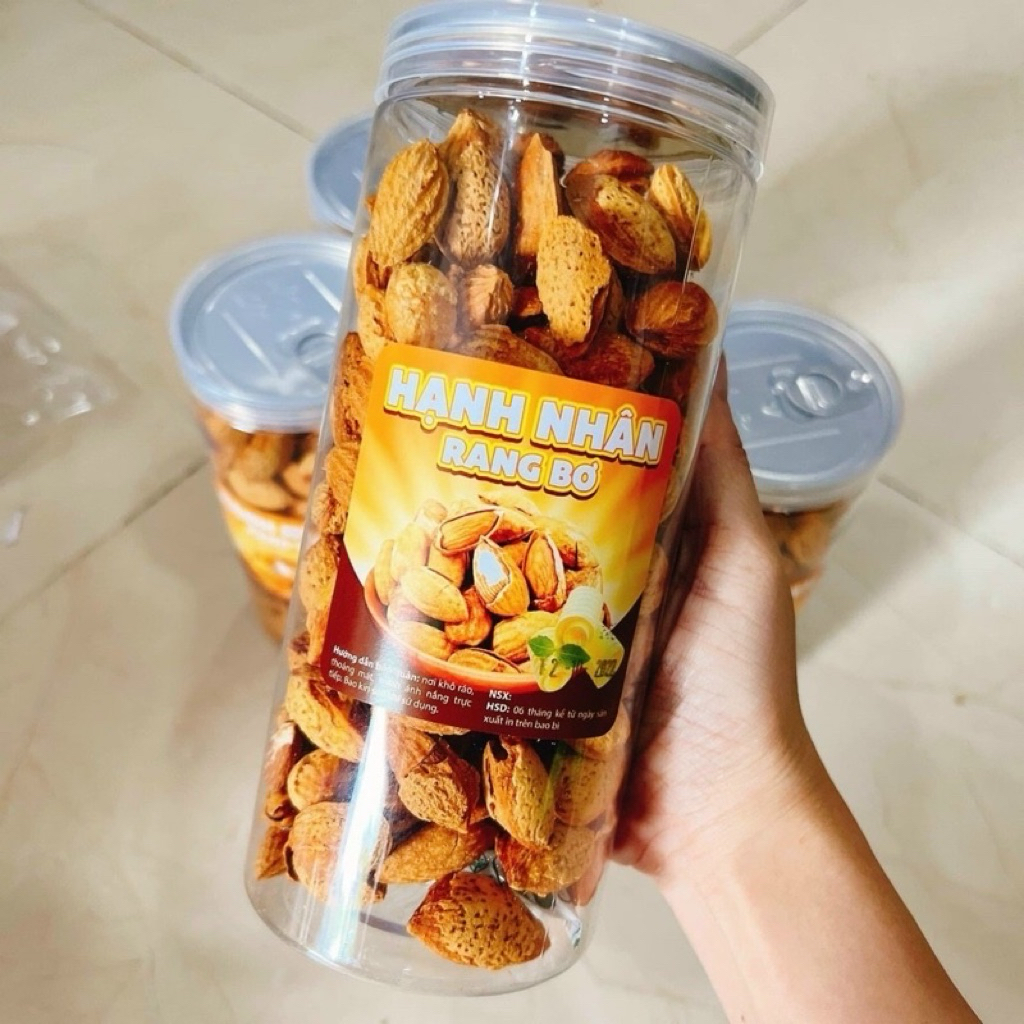 HẠNH NHÂN MỸ NGUYÊN VỎ RANG BƠ - (Hộp 400g)