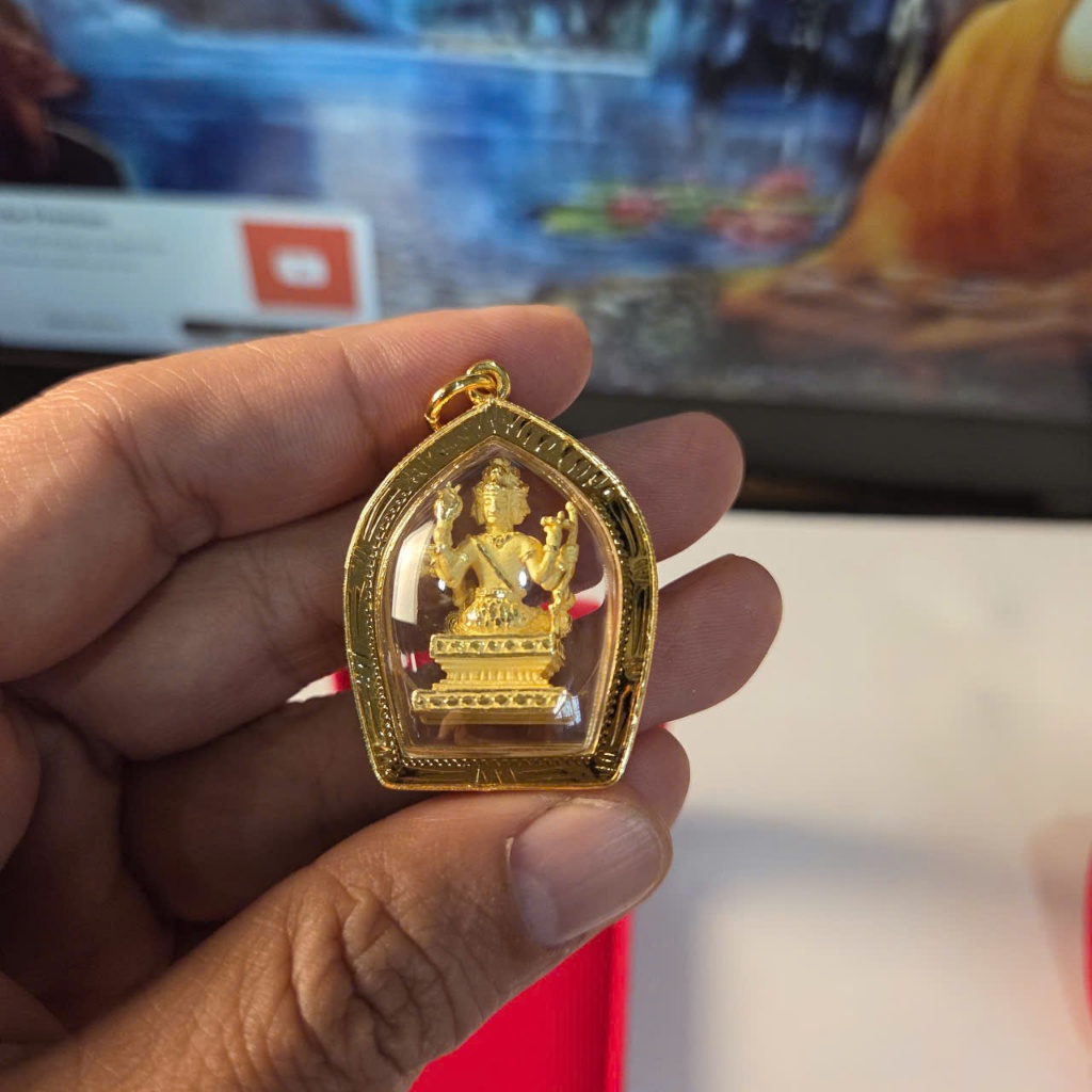 Mặt Dây Chuyền Thần Tứ Diện Phụ Kiện 4cm Kèm Khung Bảo Vệ Bền Đẹp